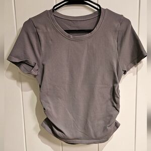 Bundle of 2 OQQ ruched shirts Large